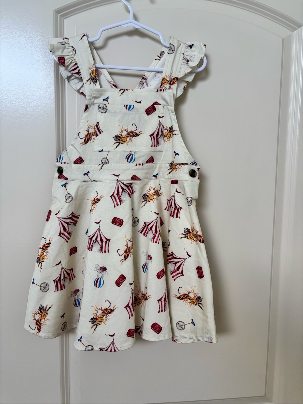 Classic Prep Dress with Circus print - 4T - Picture 2 of 10